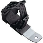 Hellermann Tyton - P-clip kliksluiting, Ø bundel 19,4-36,0mm, M12, zwart, kort, 15°