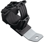 Hellermann Tyton - P-clip kliksluiting, Ø bundel 19,4-36,0mm, M10, zwart, kort, 30°