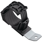 Hellermann Tyton - P-clip kliksluiting, Ø bundel 36,0-51,0mm, M12, zwart, kort, 30°