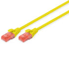 assmann - CAT 6 U-UTP câble patch, LSOH, Cu, AWG 26/7, longueur 1.0m, jaune