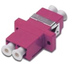 assmann - DIGITUS LC / LC Duplex Coupler, OM4, Farbe pink