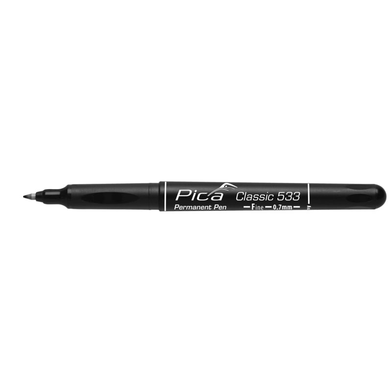 Pica - Markeerstift Pica Permanent Pen Fine Black