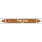 BRADY - Leidingmerker - Fuel lourd, 30 merkers/pak
