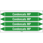 BRADY - Leidingmerker - Condensats MP, 4 merkers/kaart