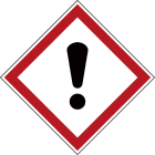 BRADY - Symbole SGH (GHS) - Irritation et toxicité, 4 labels/carte
