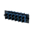 PANDUIT - SC FAP loaded+ six SC duplex singlemode fiber optic adapters (Blue)