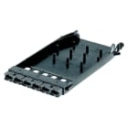 PANDUIT - HD Flex MPO FAP 6-port MPO  Type B Adapter Key-up to Key-up Charcoal Gray