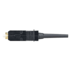 PANDUIT - SC2 OM2 900µm multimode simplex fiber optic connector. Black Boot (100 pack)