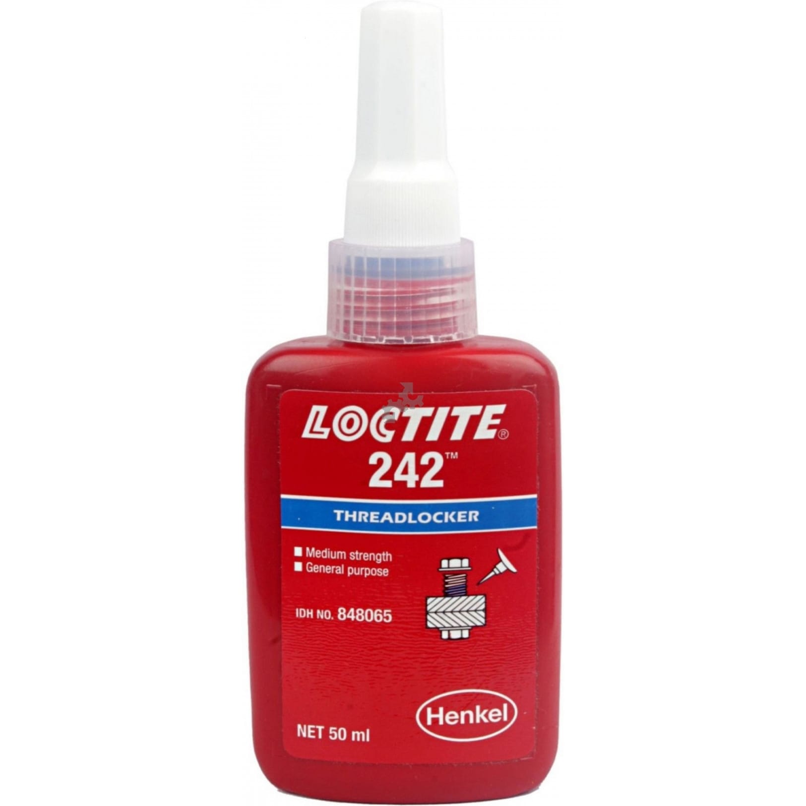 Loctite - Schroefdraadborgmiddel Loctite 242 - thixotroop, blauw, flacon 50ml
