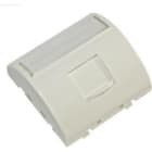 Excel Networking Solutions - Curved Shutter For Keystone Jack 45x45mm - 1 Port