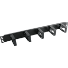 Excel Networking - 1U Noir Bar, 5 verticale plastique 65mm Hoops