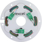 Excel Networking Solutions - Fibre Pigtail OS2 9/125 SC/APC 12-colour pack (TIA 598) - 2m