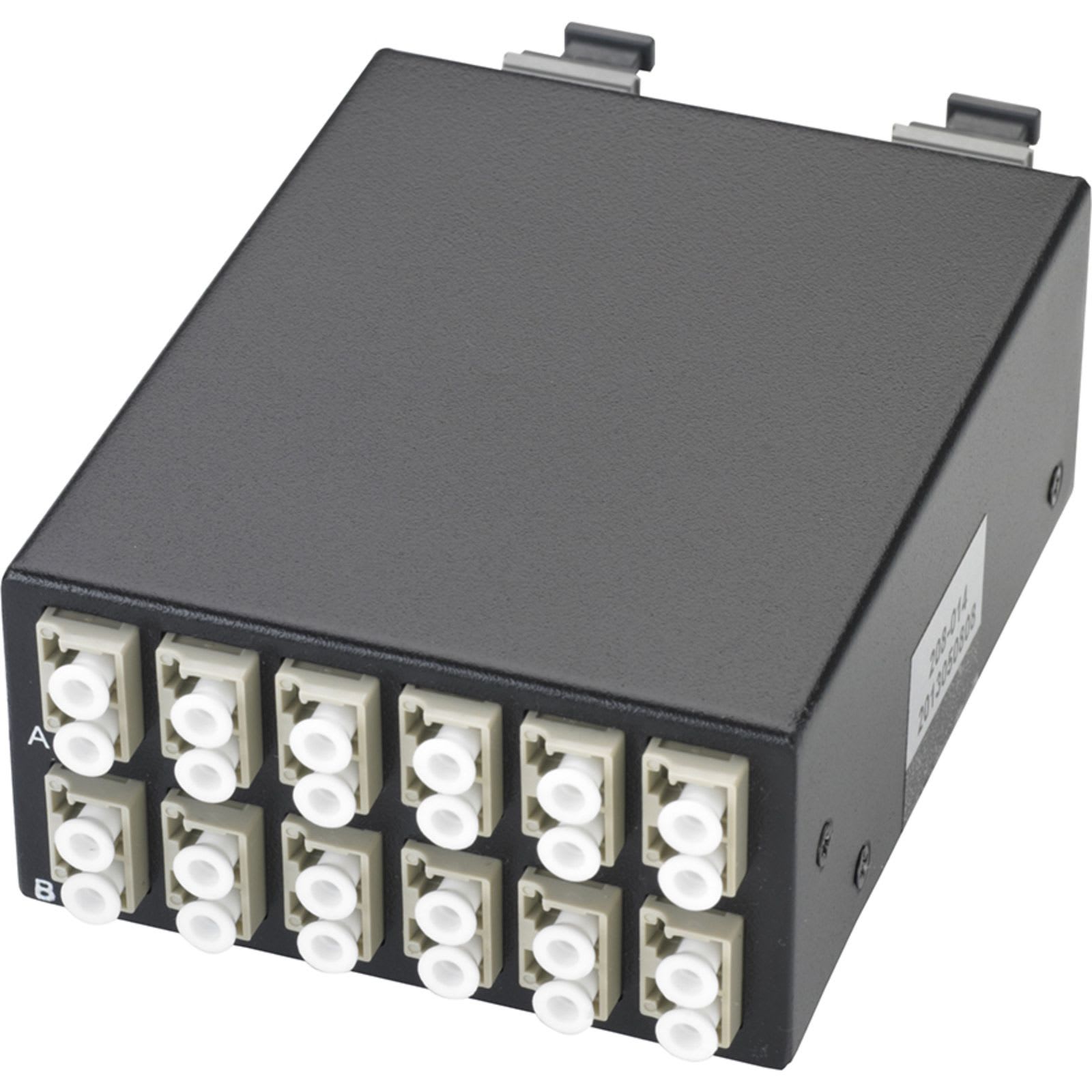Excel Networking Solutions - Cassette fibre optique MTP haute densité OM4 6 duplex LC (12 brins) - Enhanced