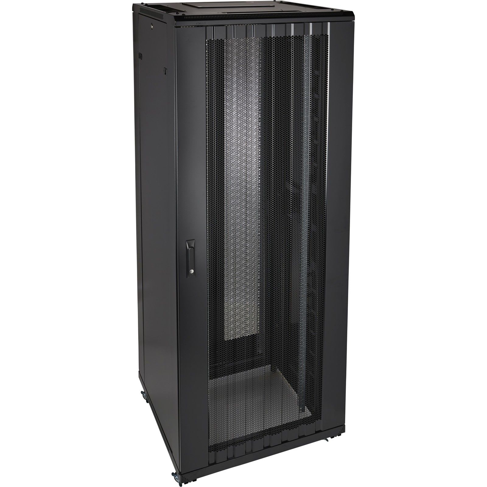 Excel Networking Solutions - Environ ER800 42U Rack 800x1000mm W/Vented (F) D/Vented (R) B/Panels F/Mgmt Blac