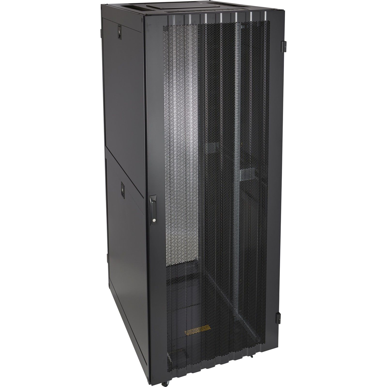 Excel Networking Solutions - Environ SR800 42U Rack 800x1000mm W/Vented (F) D/Vented (R) B/Panels R/Mgmt Blac