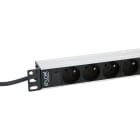 Excel Networking Solutions - 8-way PDU c/w 8xNFC sockets, 16-Amp plug, Switched, w/ LED indicator