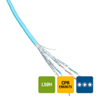 Excel Networking - U/FTP CAT6A 4P LSOH B2ca-s1a,d1,a1 Blauw