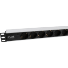 Excel Networking Solutions - 12-way Vertical PDU - 12x Schuko sockets, Schuko Plug - Unswitched