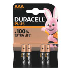 DURACELL - Pile alcaline Plus Power - AAA - 1,5V - LR03 / MN2400 - blister 4 pcs.
