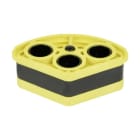 HAUFF - Segment jaune pour 3 câbles diameter 20 - 26 mm