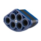 HAUFF - Blauw segment voor 6 kabels diameter 15 - 21 mm