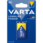 VARTA - Batterij ALKALINE LONGLIFE POWER - 9V - 6LP3146 MN1604 - blister 1 stuk