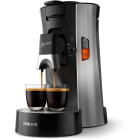 TP Vision - Koffiezetapparaat Senseo Select met pads Intensity Plus Crema Plus inox/zwart