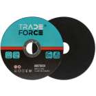 Tradeforce - Slijpschijf voor staal en inox, Ø 125x22,23mm, korrel 46, dikte 1mm, 10 stuks