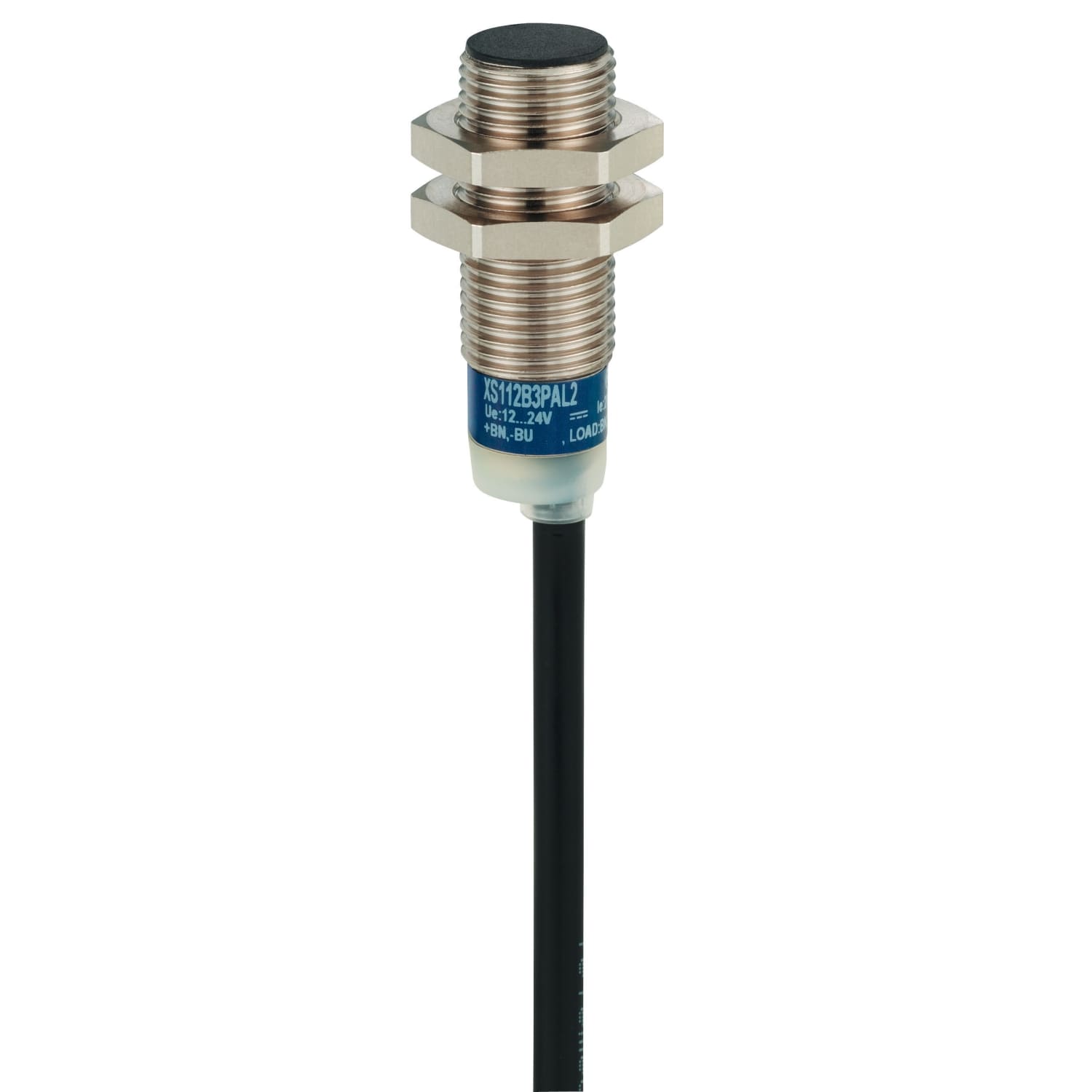 Telemecanique Sensors - inductieve naderingsschakelaar XS6 - cilindrisch M12 - Sn 4 mm - kabel 2 m