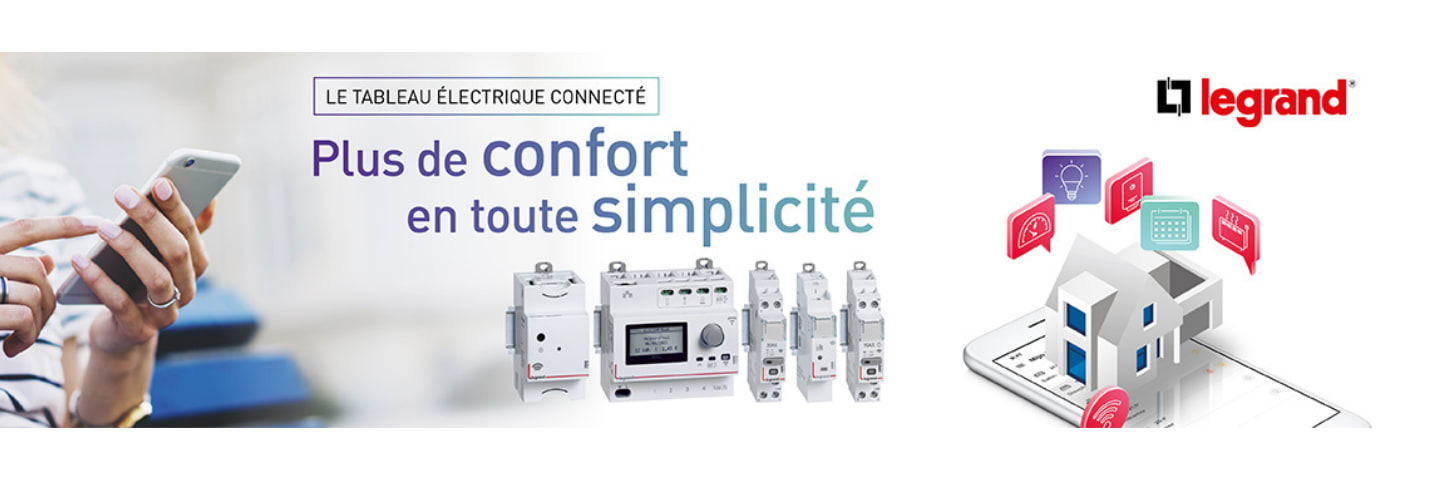 Contacteur modulaire pour installation connectée - Drivia with Netatmo  LEGRAND