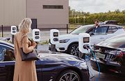 Alfen EV charging Eve Double Pro-line white public parking 2
