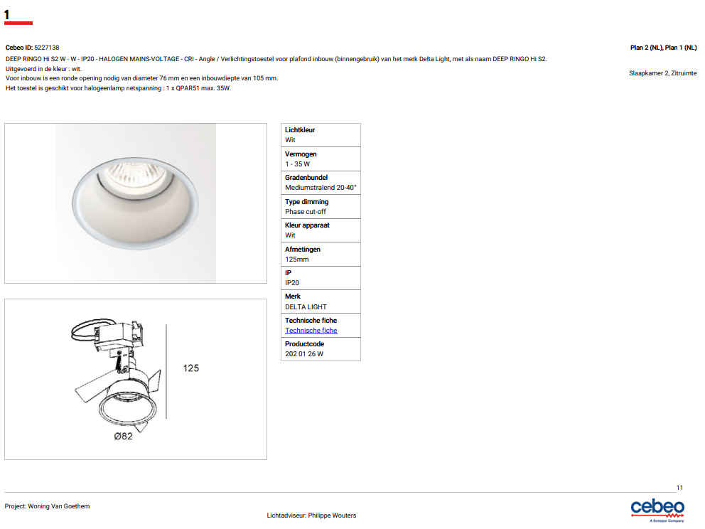 Lighting app screenshot 2