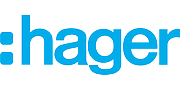 Blauw logo Hager