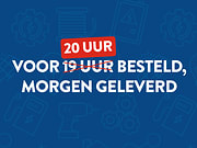 Voor 20 u besteld, morgen geleverd