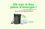 un sac à dos avec plein d'énergie