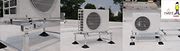 nVent CADDY Pyramid avec châssis modulaire pour installation d’équipement en toit-terrasse