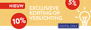 Exclusieve korting op verlichting