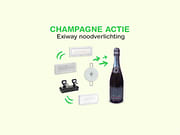 Champagne actie - exiway noodverlichting