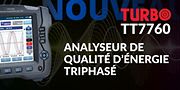 Analyseur de qualité d'énergie triphasé