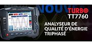 Analyseur de qualité d'énergie triphasé
