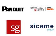Logo Panduit, Performance in lighting, sg, Sicame