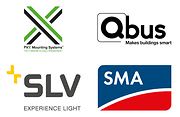 logo's PVX, Qbus, SLV, SMA