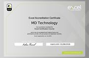 Excel Accreditation Certificate