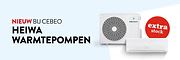 Nieuw bij Cebeo, Heiwa warmtepompen