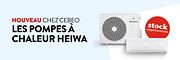 Nieuw bij Cebeo, Heiwa warmtepompen