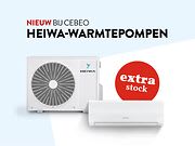 Nieuw bij Cebeo, Heiwa warmtepompen